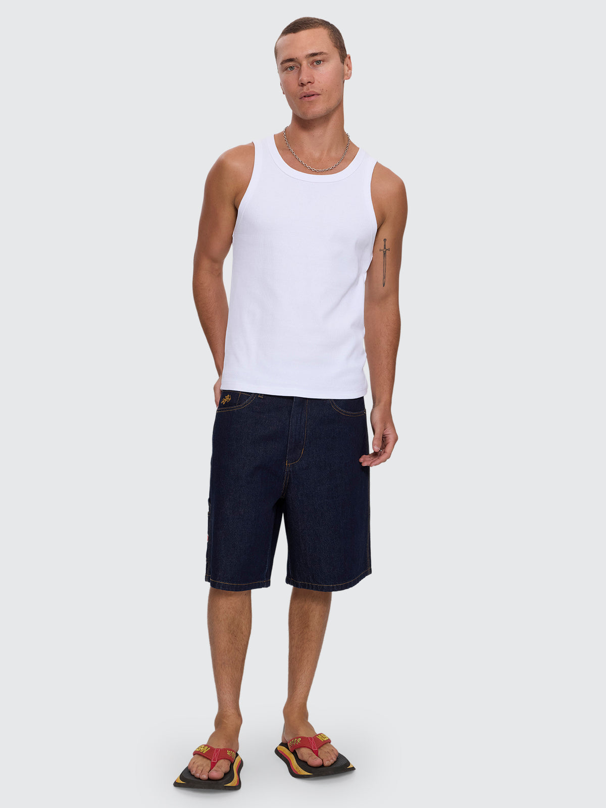 Base Rib Tank - White