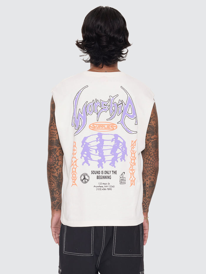 Gathering Muscle Tee - Coconut Milk