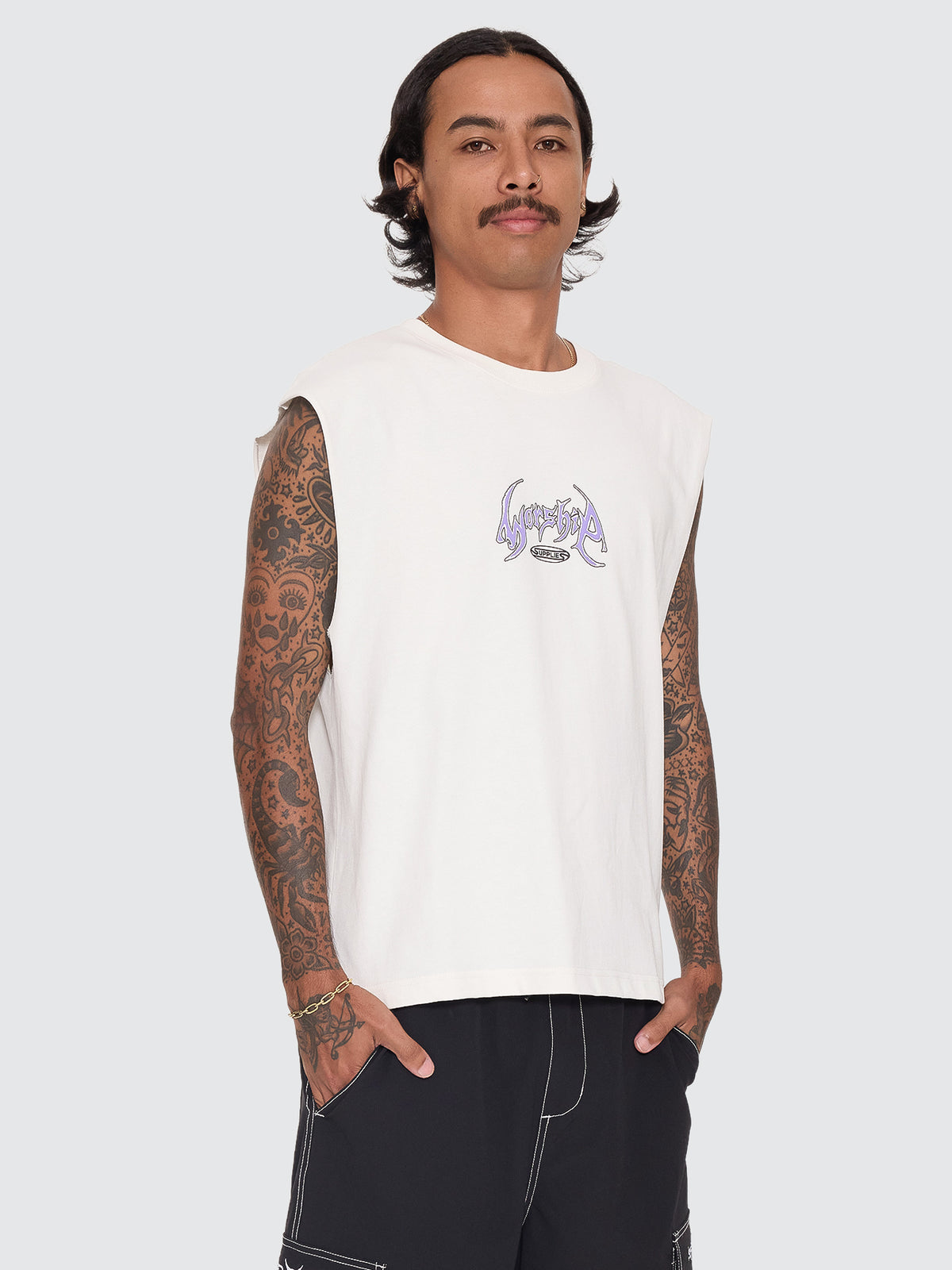 Gathering Muscle Tee - Coconut Milk