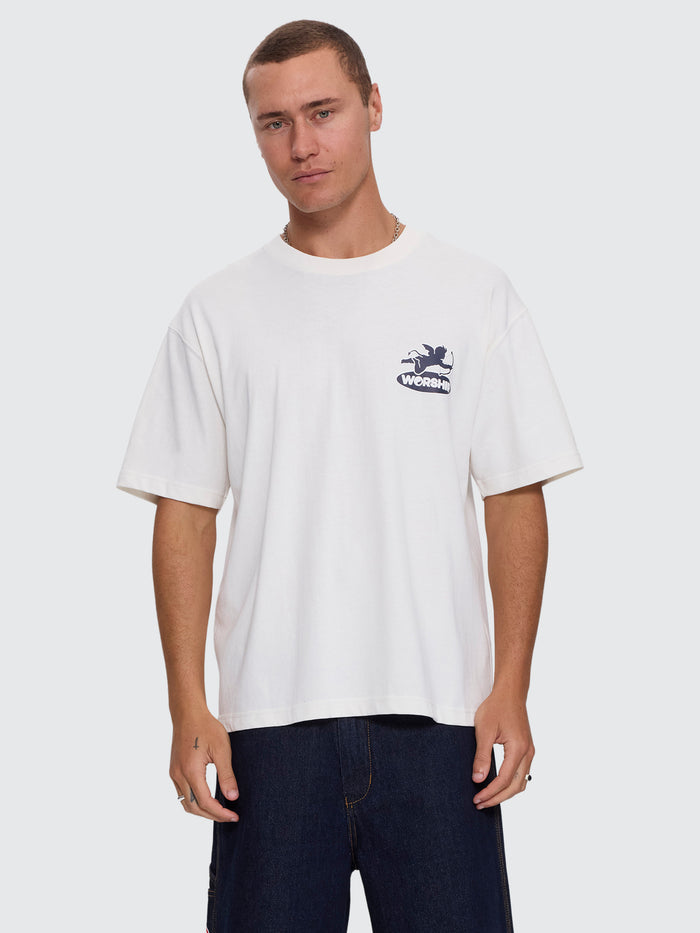 Shadow Cherub Tee - Coconut Milk
