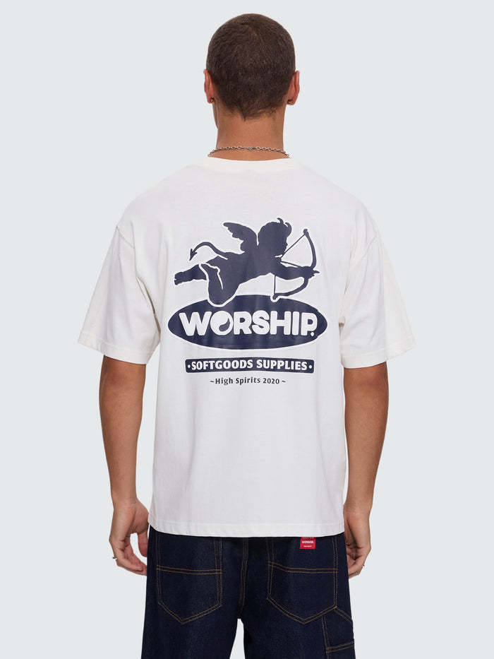 Shadow Cherub Tee - Coconut Milk
