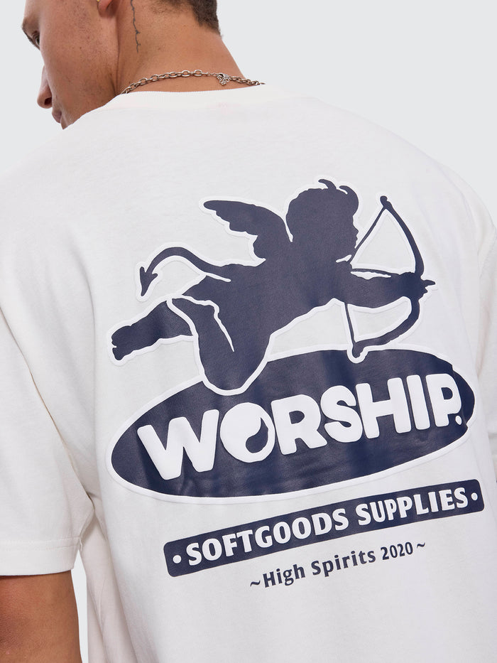 Shadow Cherub Tee - Coconut Milk