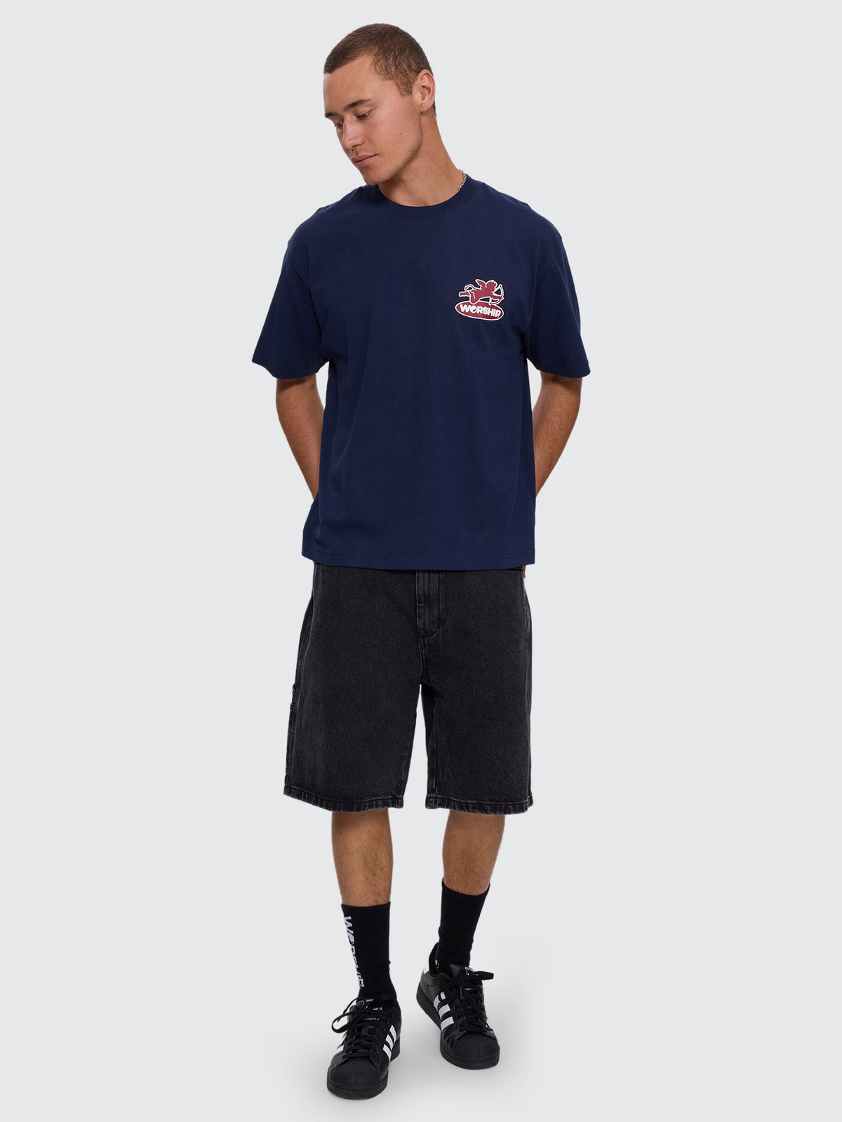 Shadow Cherub Tee - Black Iris