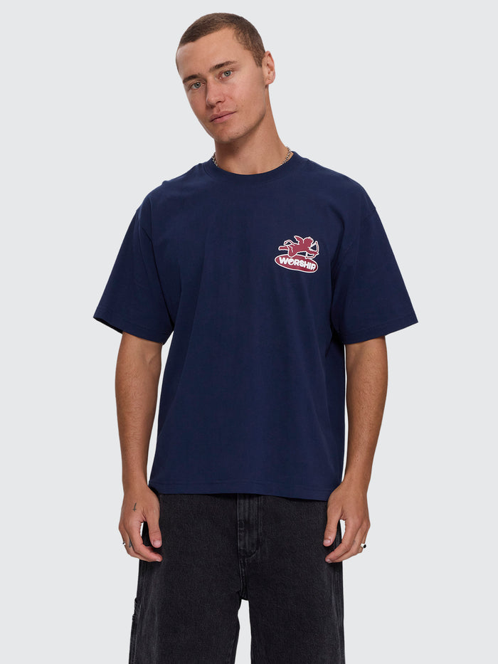 Shadow Cherub Tee - Black Iris