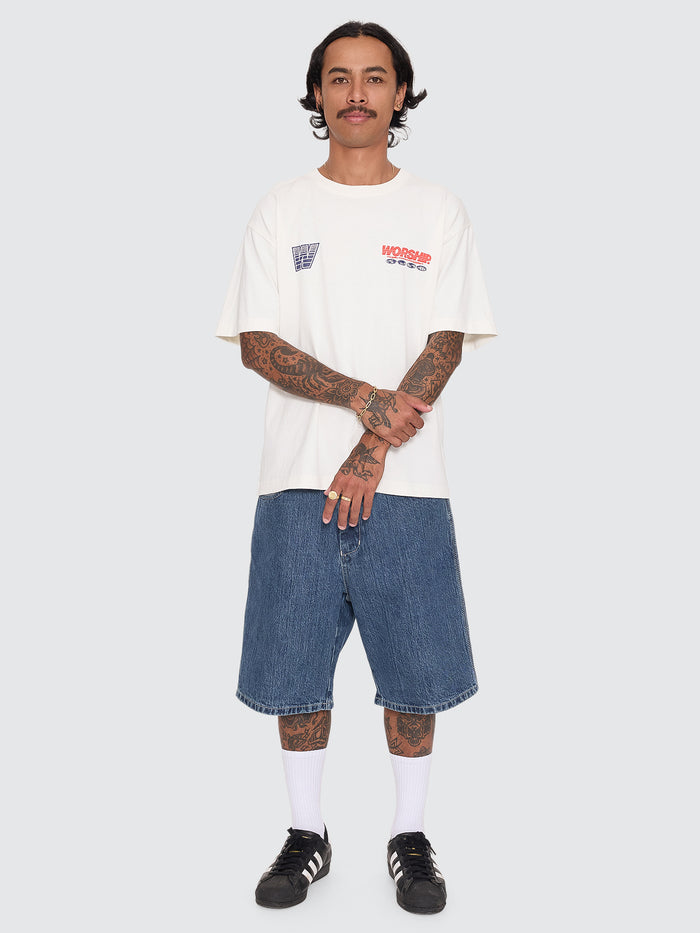 Half Court Tee - Coconut Milk