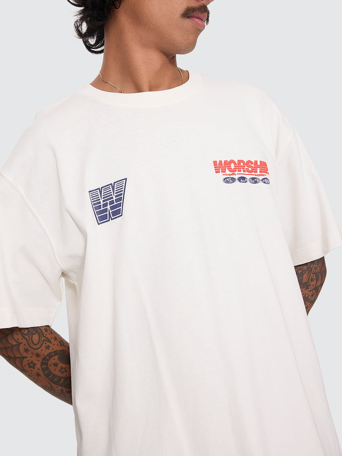 Half Court Tee - Coconut Milk