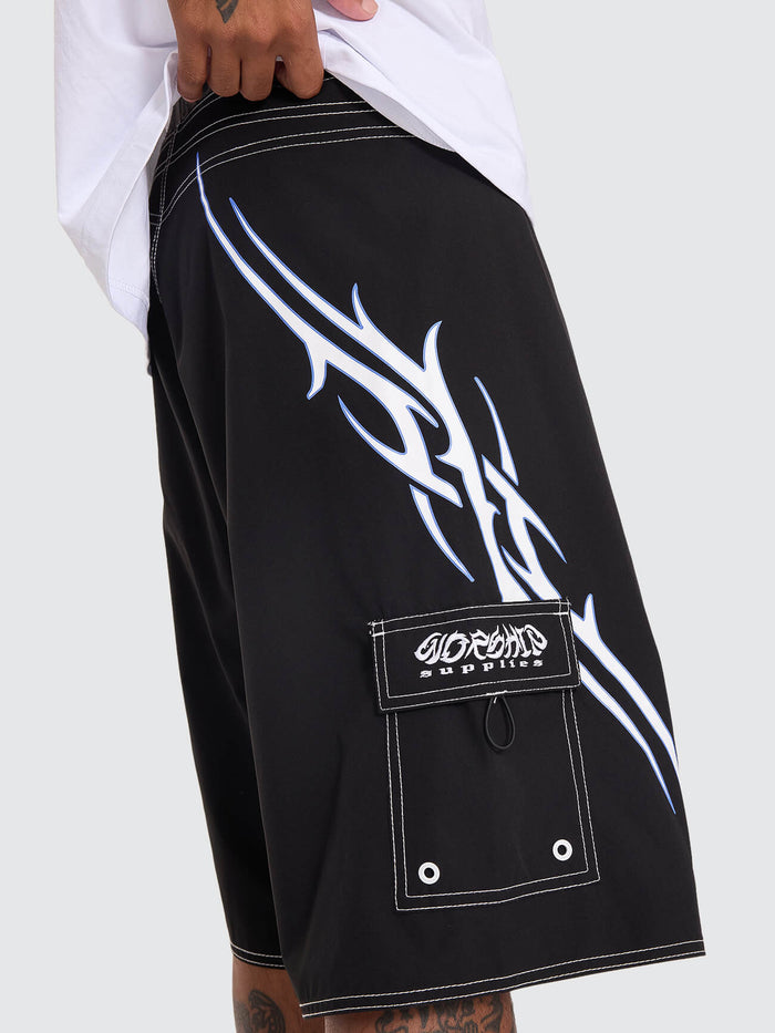 Pitted 22" Boardshort - Black 26