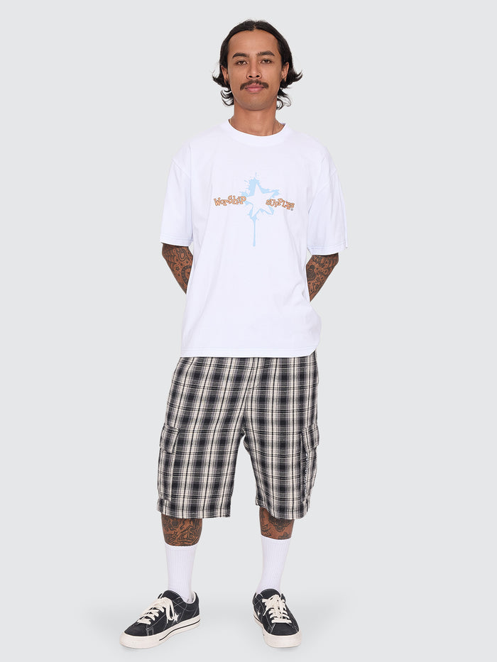 Malibu Elastic Cargo Short - Black