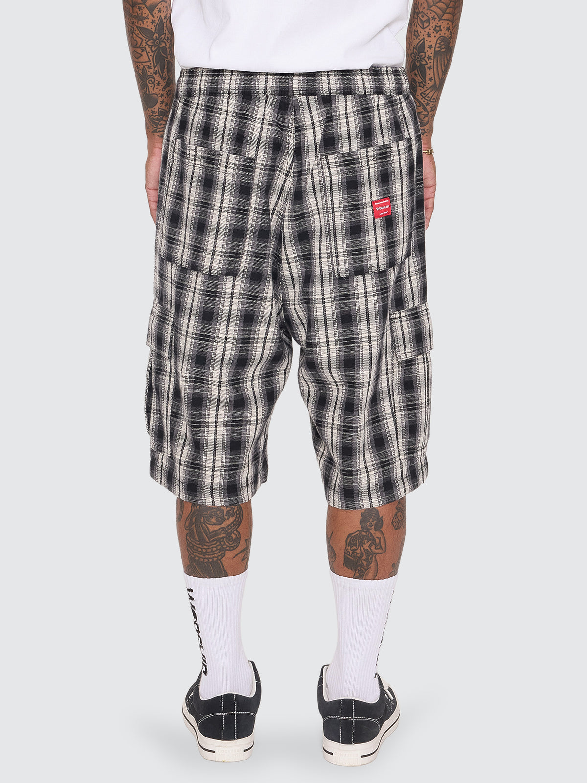 Malibu Elastic Cargo Short - Black
