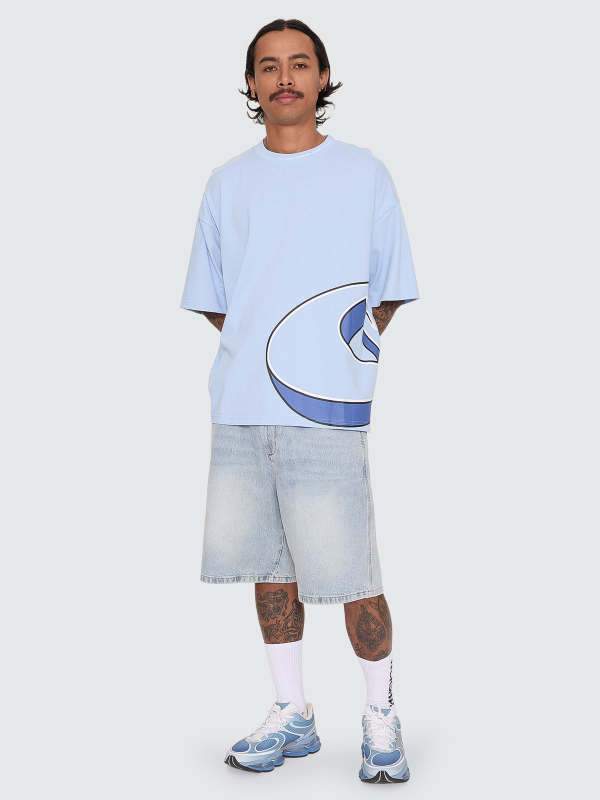 Dimension Big Dawg Jean Short - Faded Worn Blue