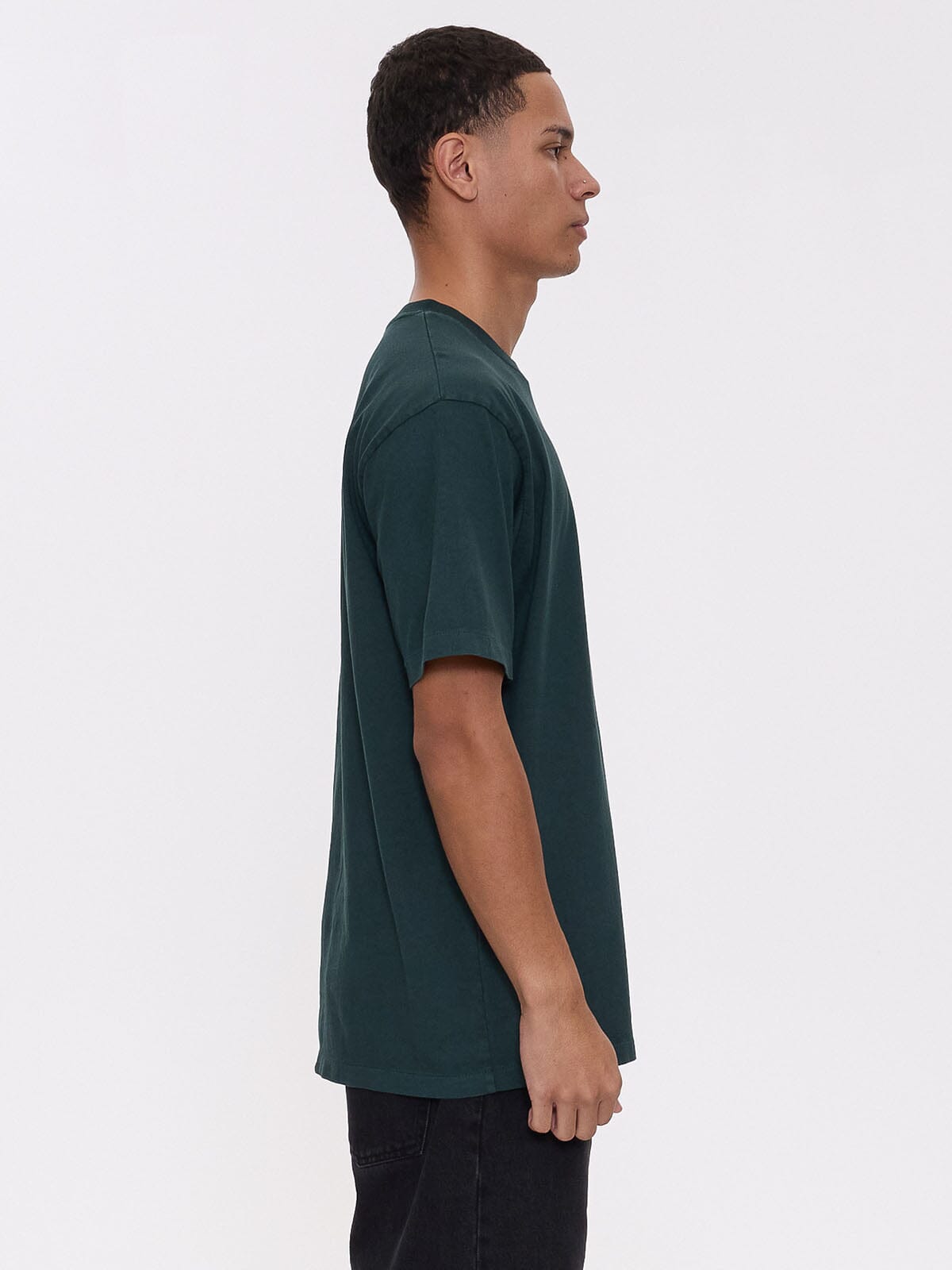 Recruit Oversized Fit Tee - Forrest Green