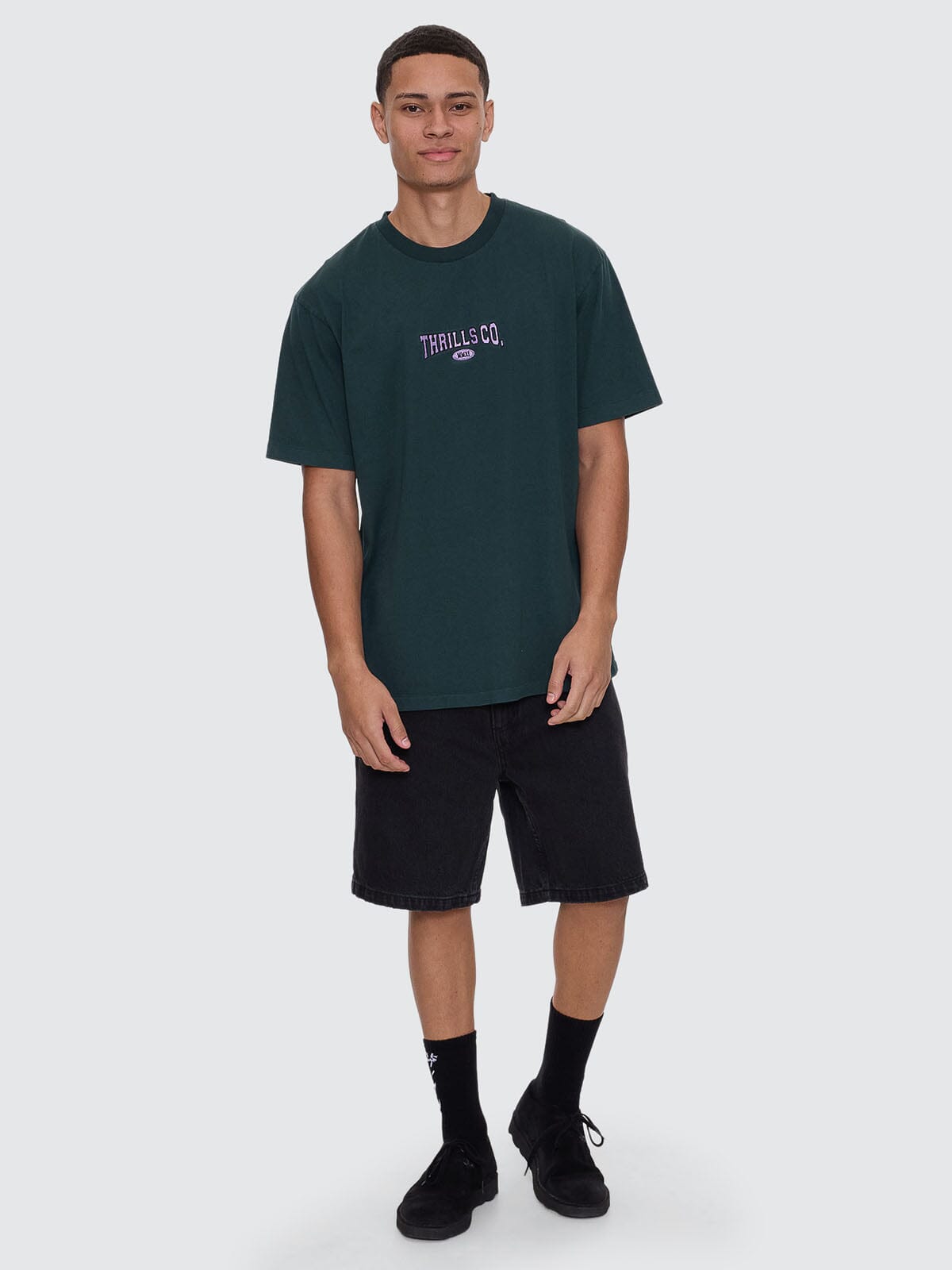 Recruit Oversized Fit Tee - Forrest Green