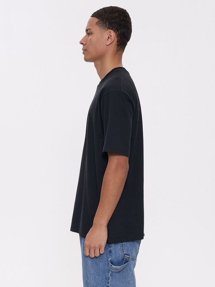 Recruit Oversized Fit Tee - Washed Black