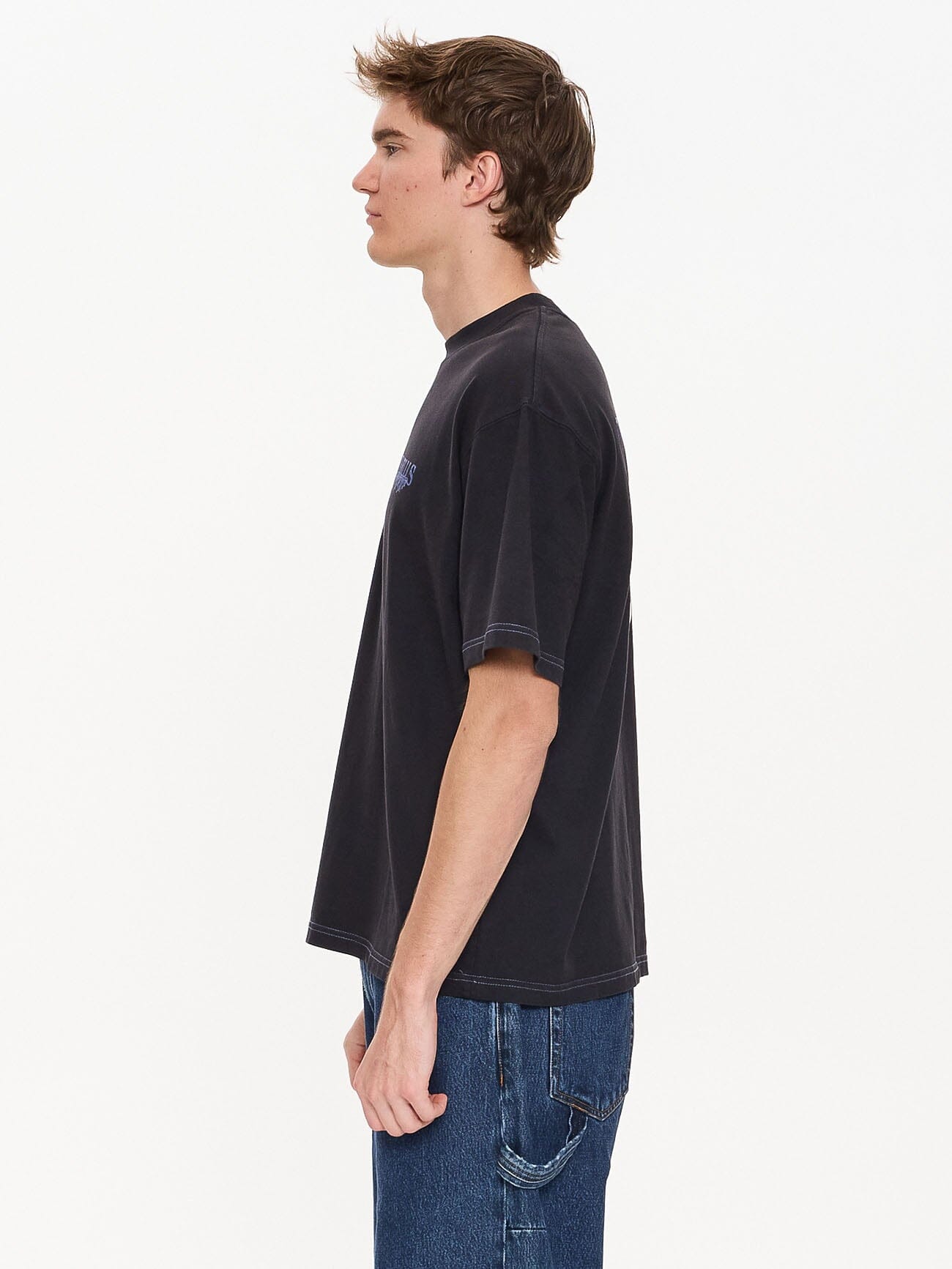 Dispatch Box Crop Tee - Dark Navy