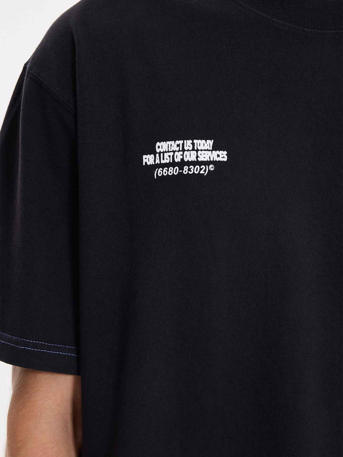 Dispatch Box Crop Tee - Dark Navy