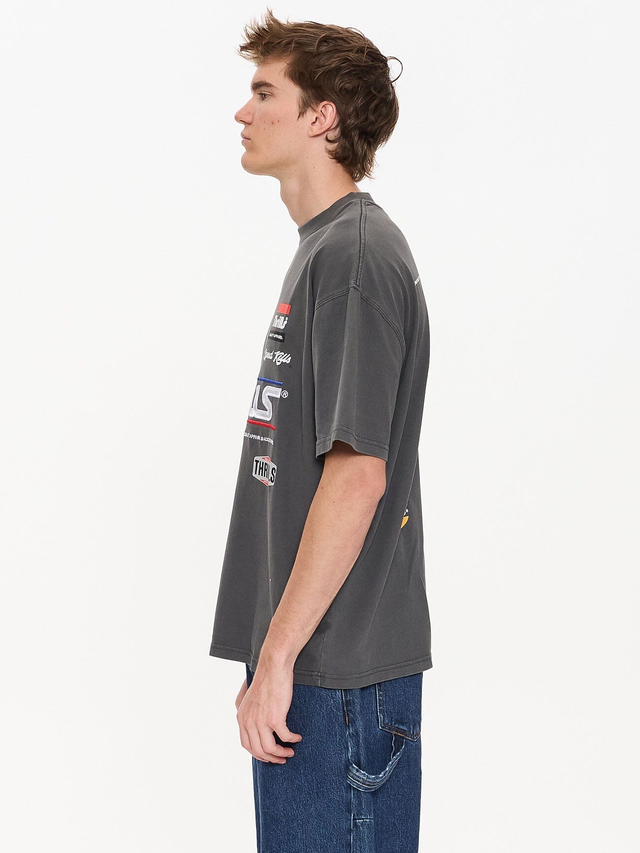 Rapid Response Box Fit Oversize Tee - Merch Black