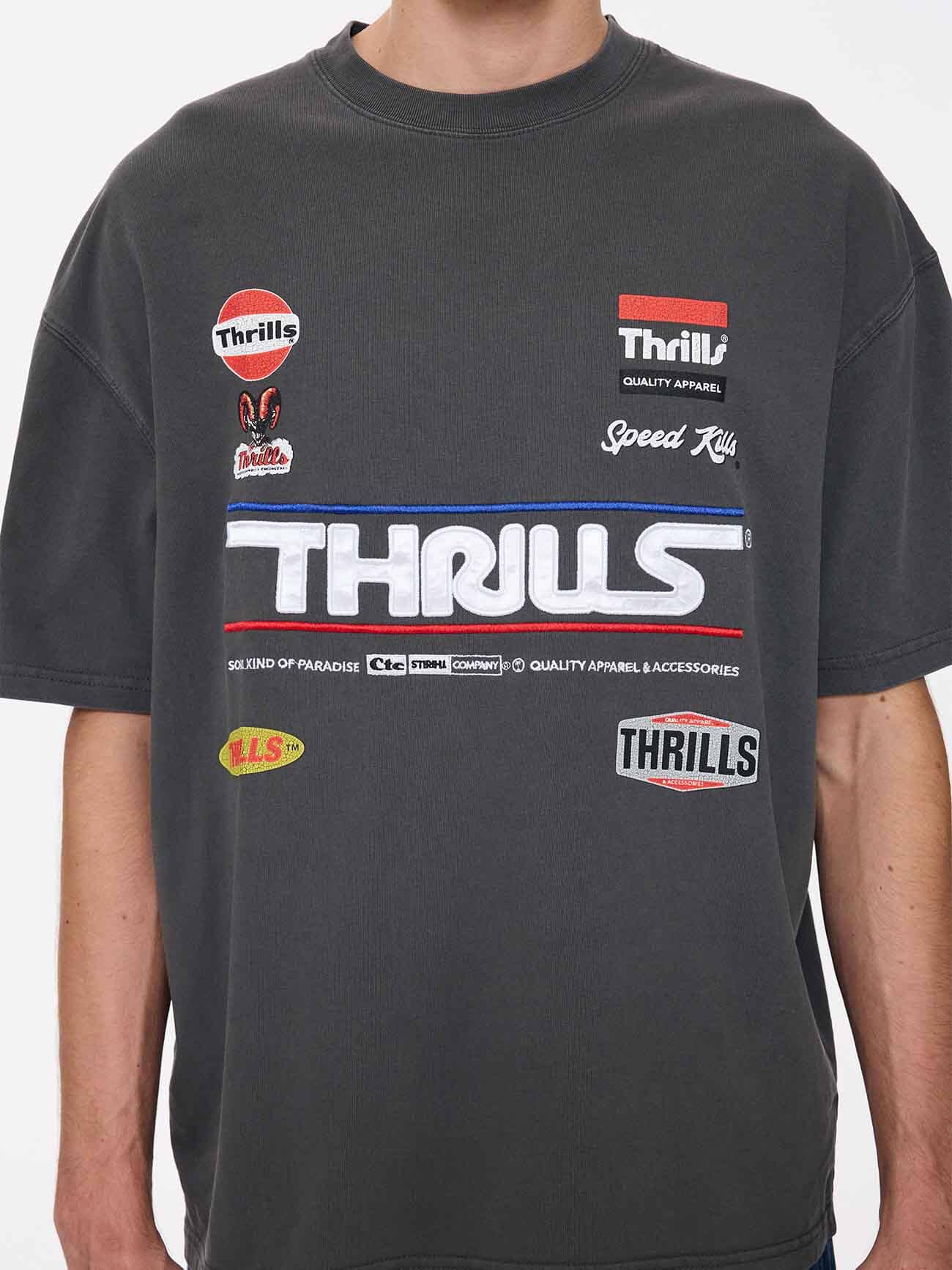 Rapid Response Box Fit Oversize Tee - Merch Black