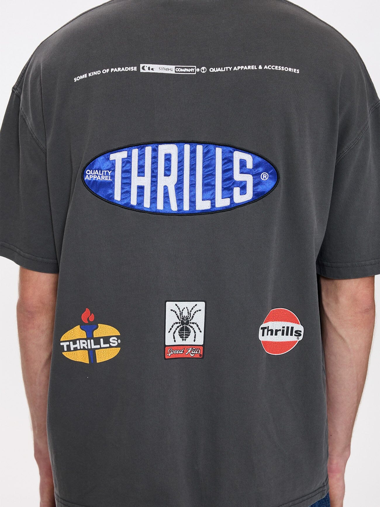 Rapid Response Box Fit Oversize Tee - Merch Black