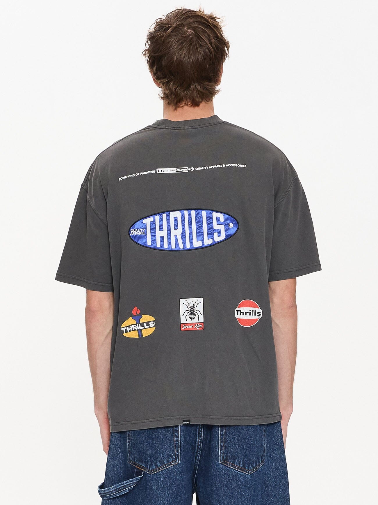 Rapid Response Box Fit Oversize Tee - Merch Black