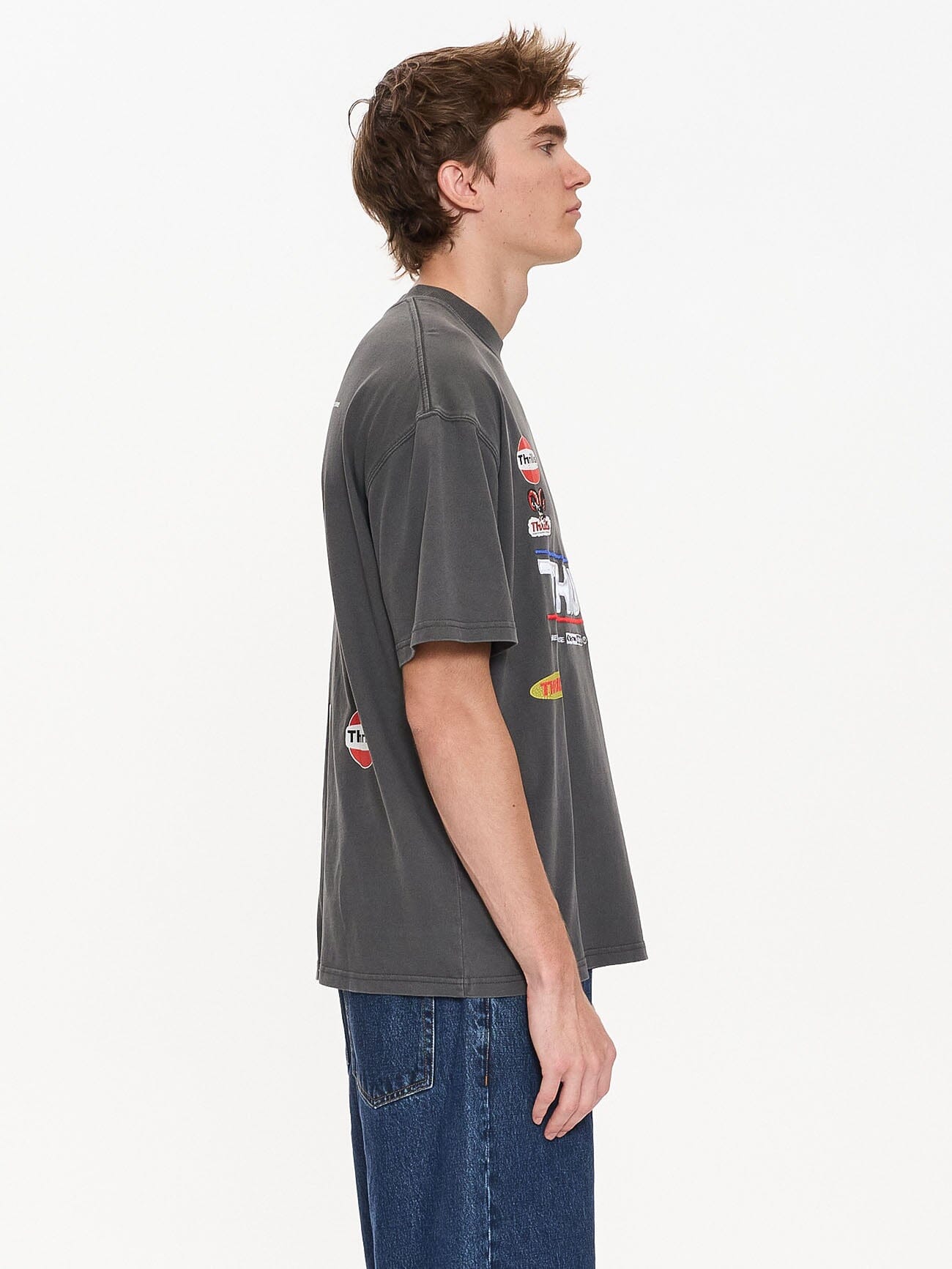 Rapid Response Box Fit Oversize Tee - Merch Black