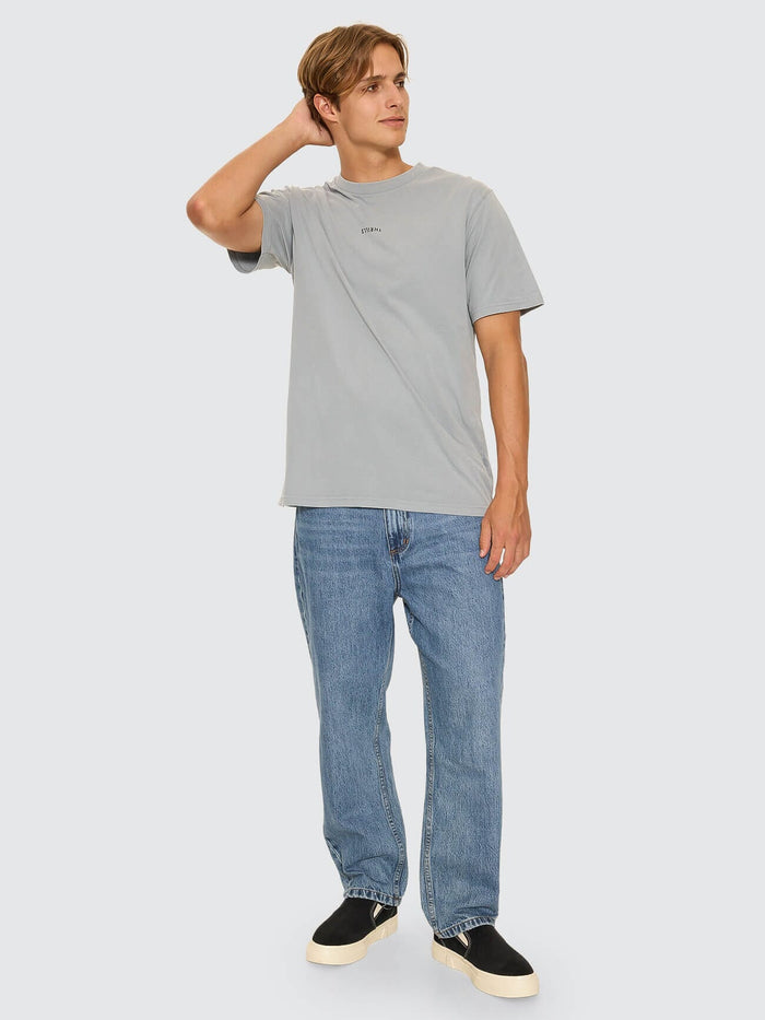 Minimal Thrills Merch Fit Tee - Smog-Black