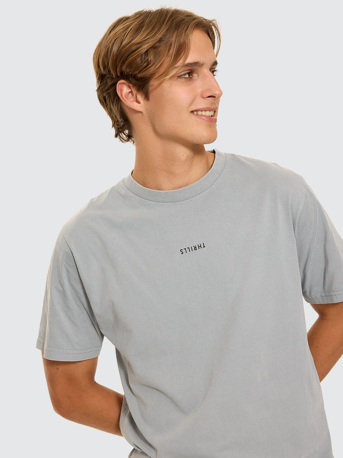 Minimal Thrills Merch Fit Tee - Smog-Black