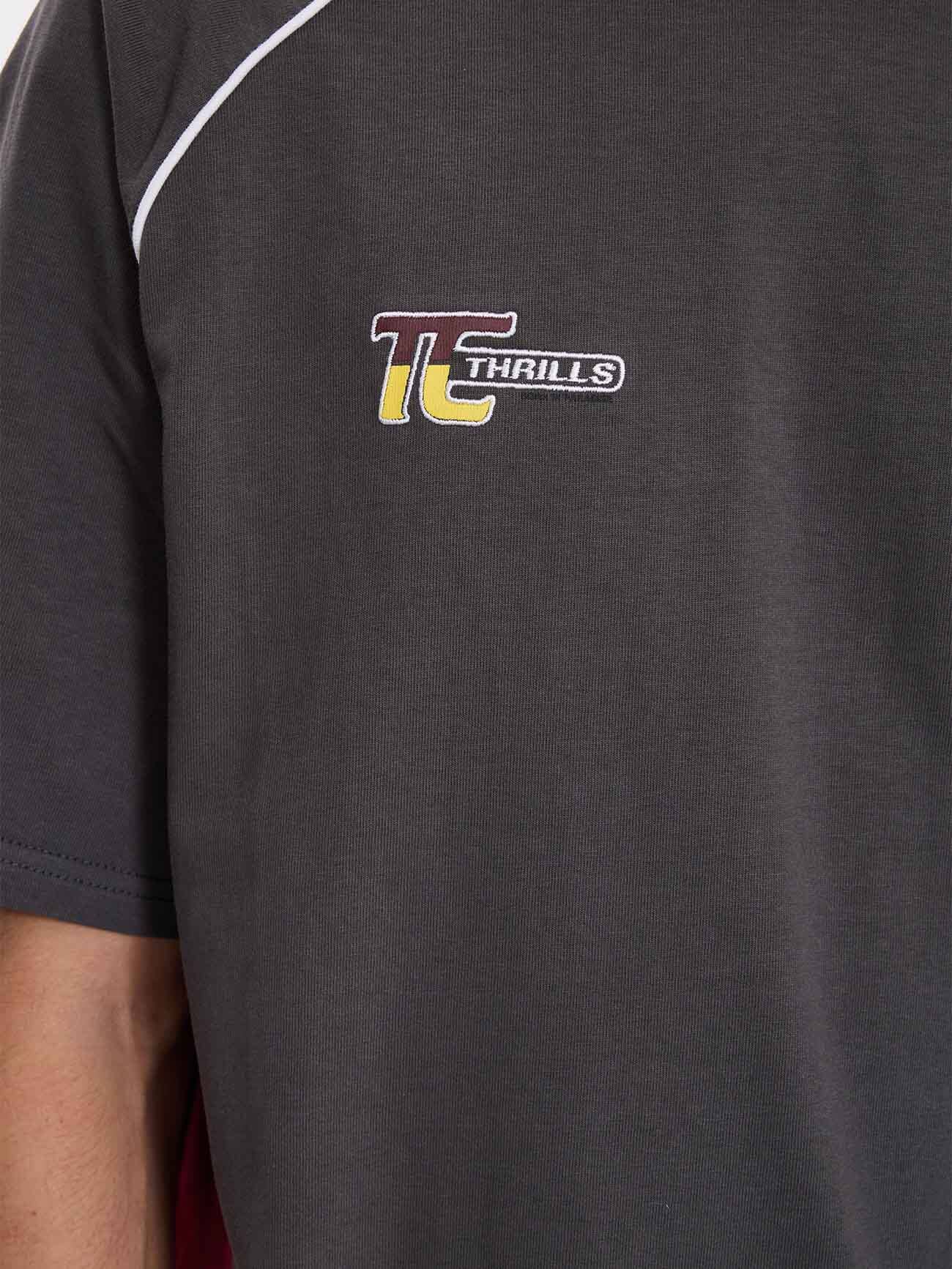 Motion Box Fit Oversize Tee - Merch Black