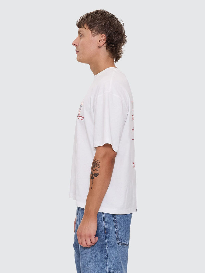 Appreciation Box Crop Tee - Dirty White