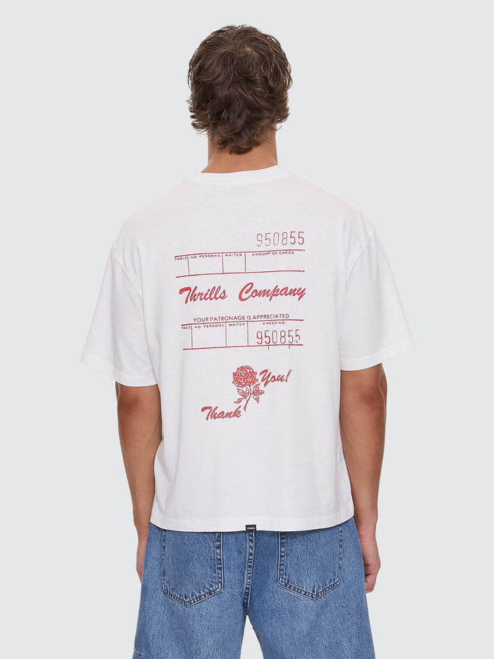 Appreciation Box Crop Tee - Dirty White