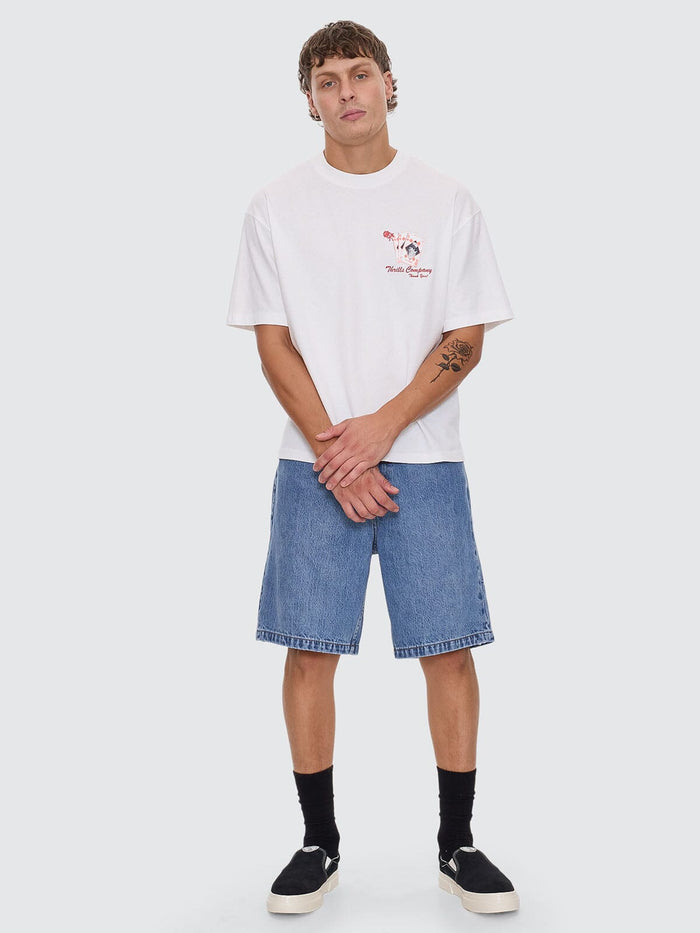 Appreciation Box Crop Tee - Dirty White