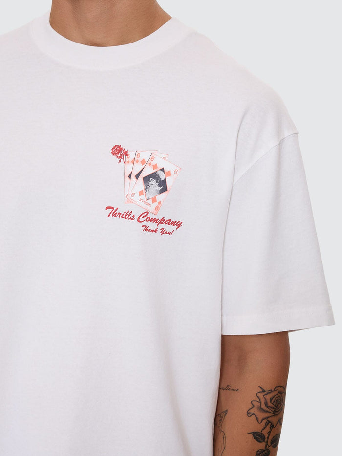 Appreciation Box Crop Tee - Dirty White