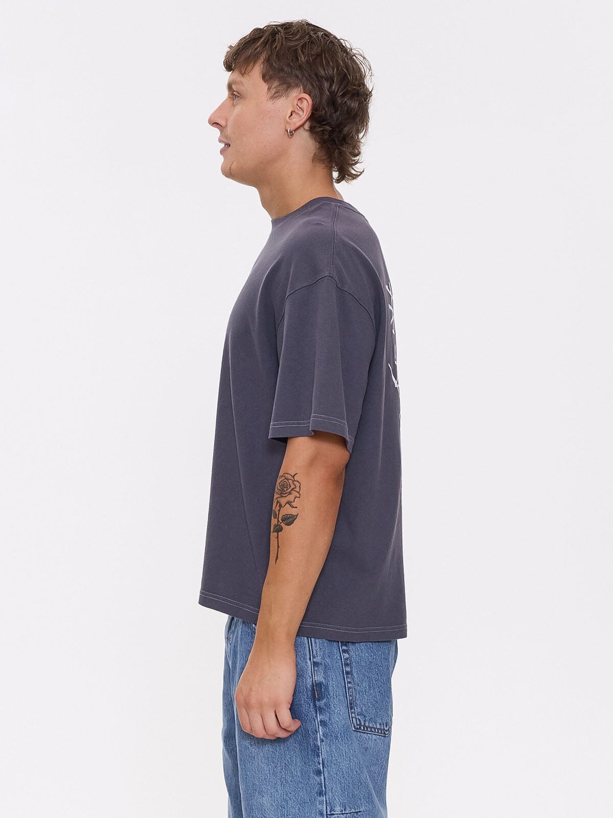 Pure Delusion Box Crop Tee - Ebony