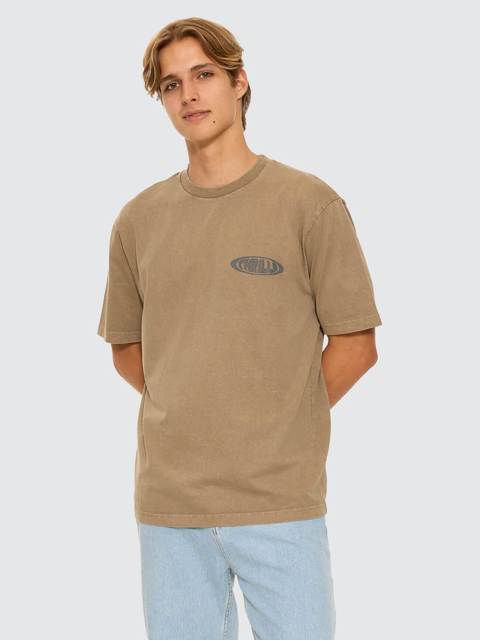 Shadowless Oversize Fit Tee - Walnut XS