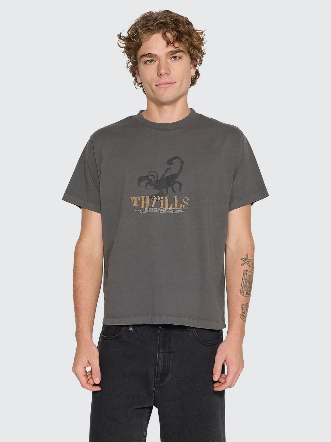 State Of Disorder Merch Fit Cropped Tee - Merch Black XS