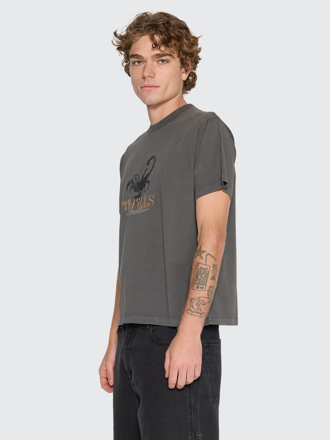 State Of Disorder Merch Fit Cropped Tee - Merch Black XS