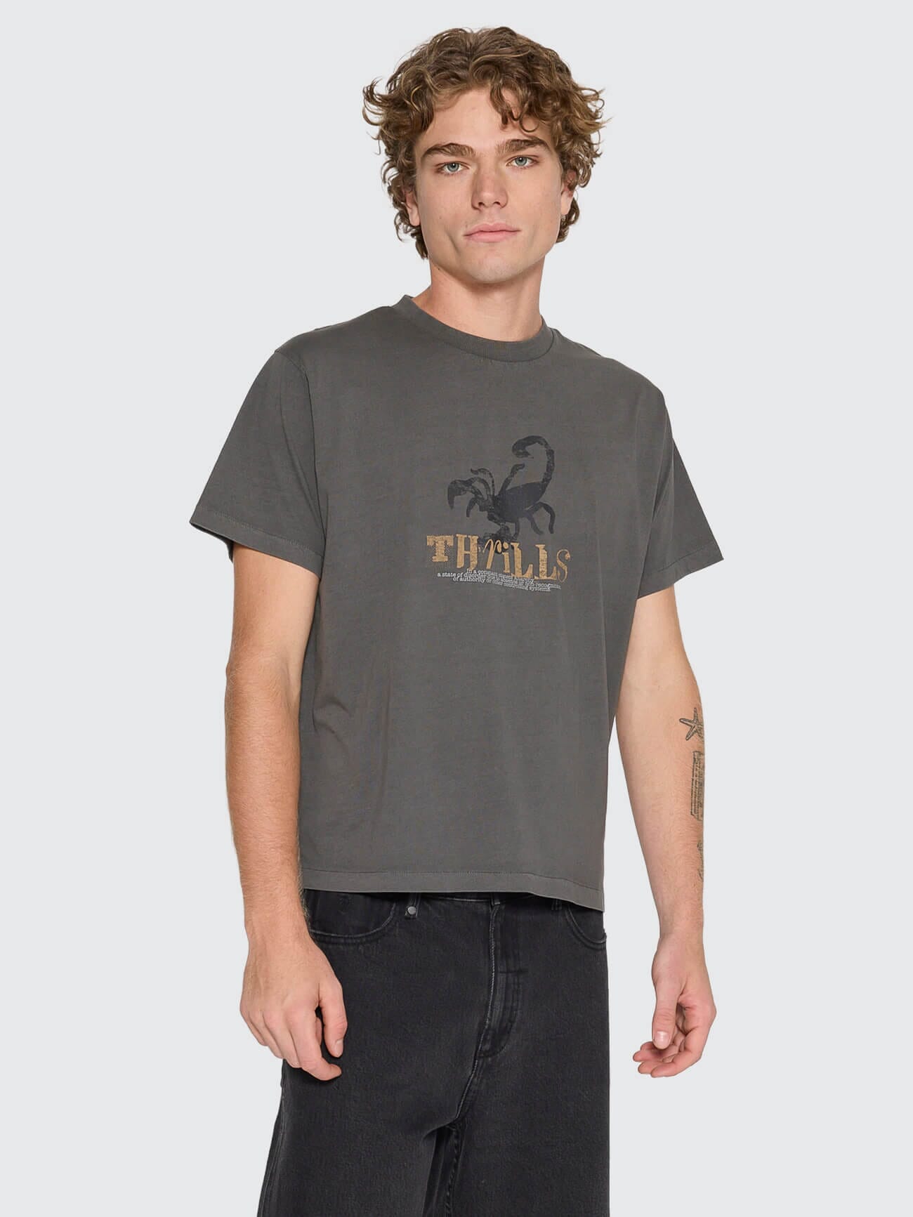 State Of Disorder Merch Fit Cropped Tee - Merch Black XS