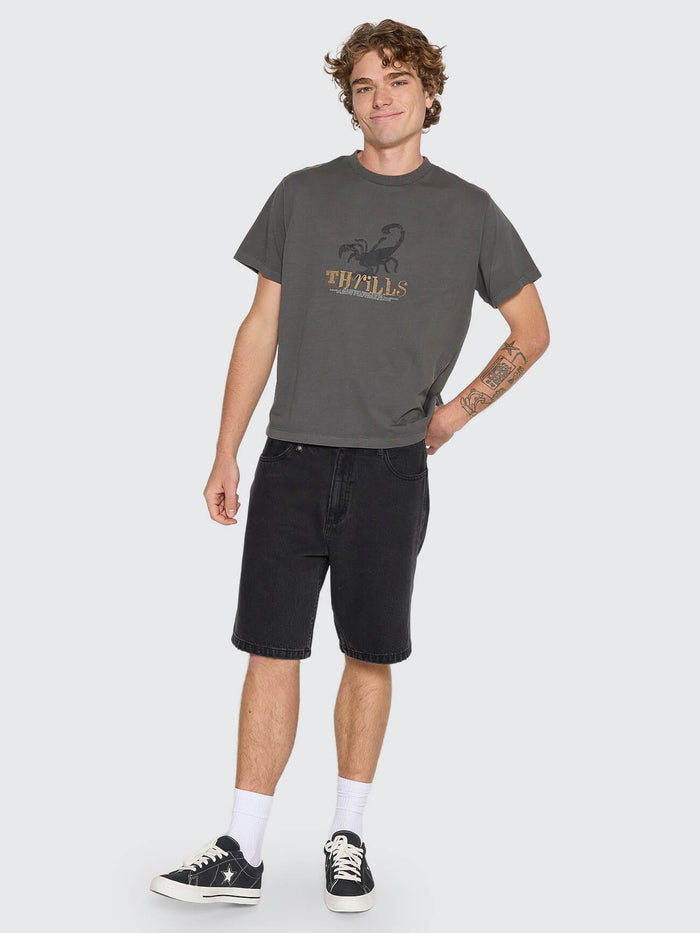 State Of Disorder Merch Fit Cropped Tee - Merch Black XS