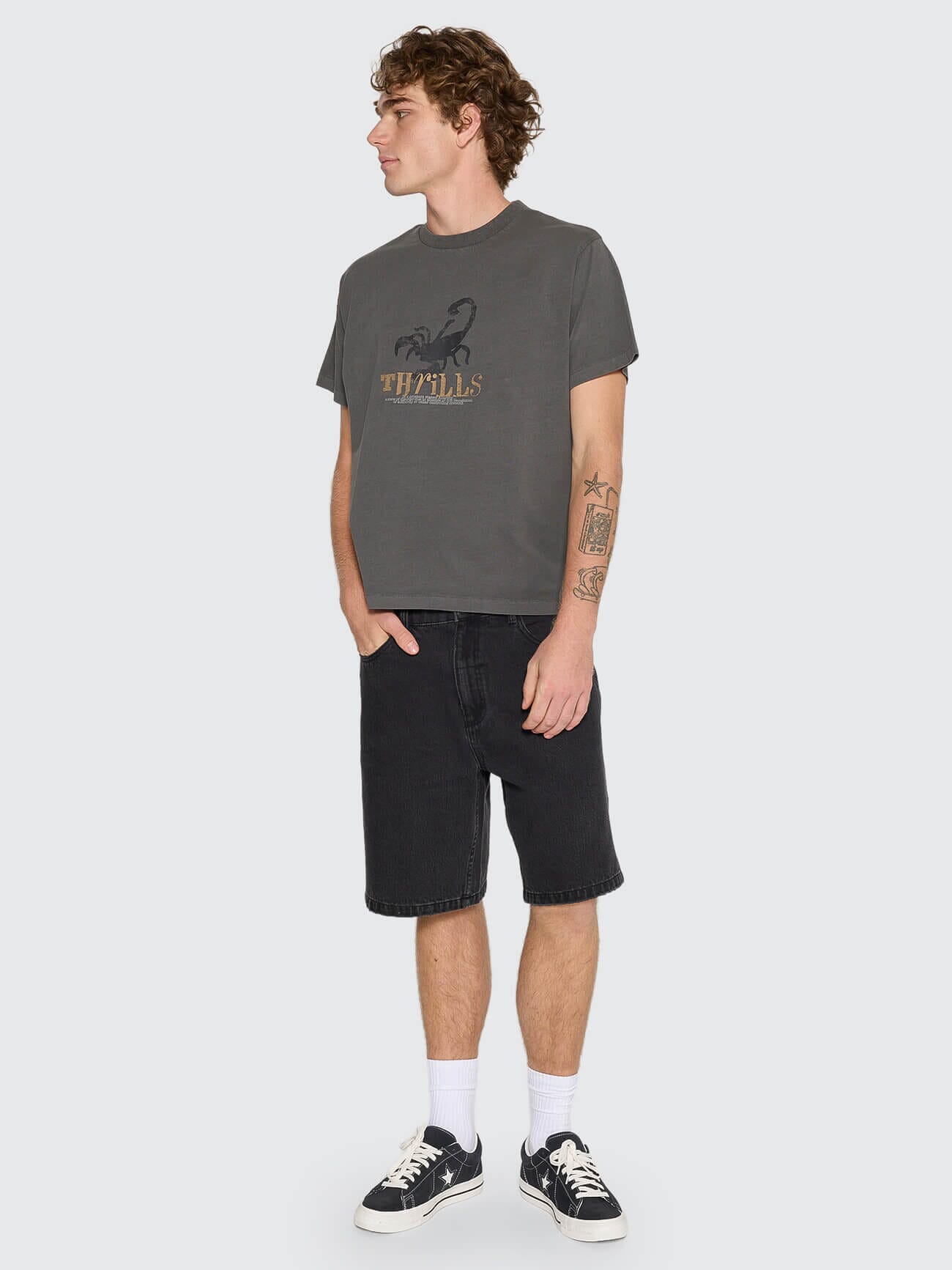 State Of Disorder Merch Fit Cropped Tee - Merch Black XS