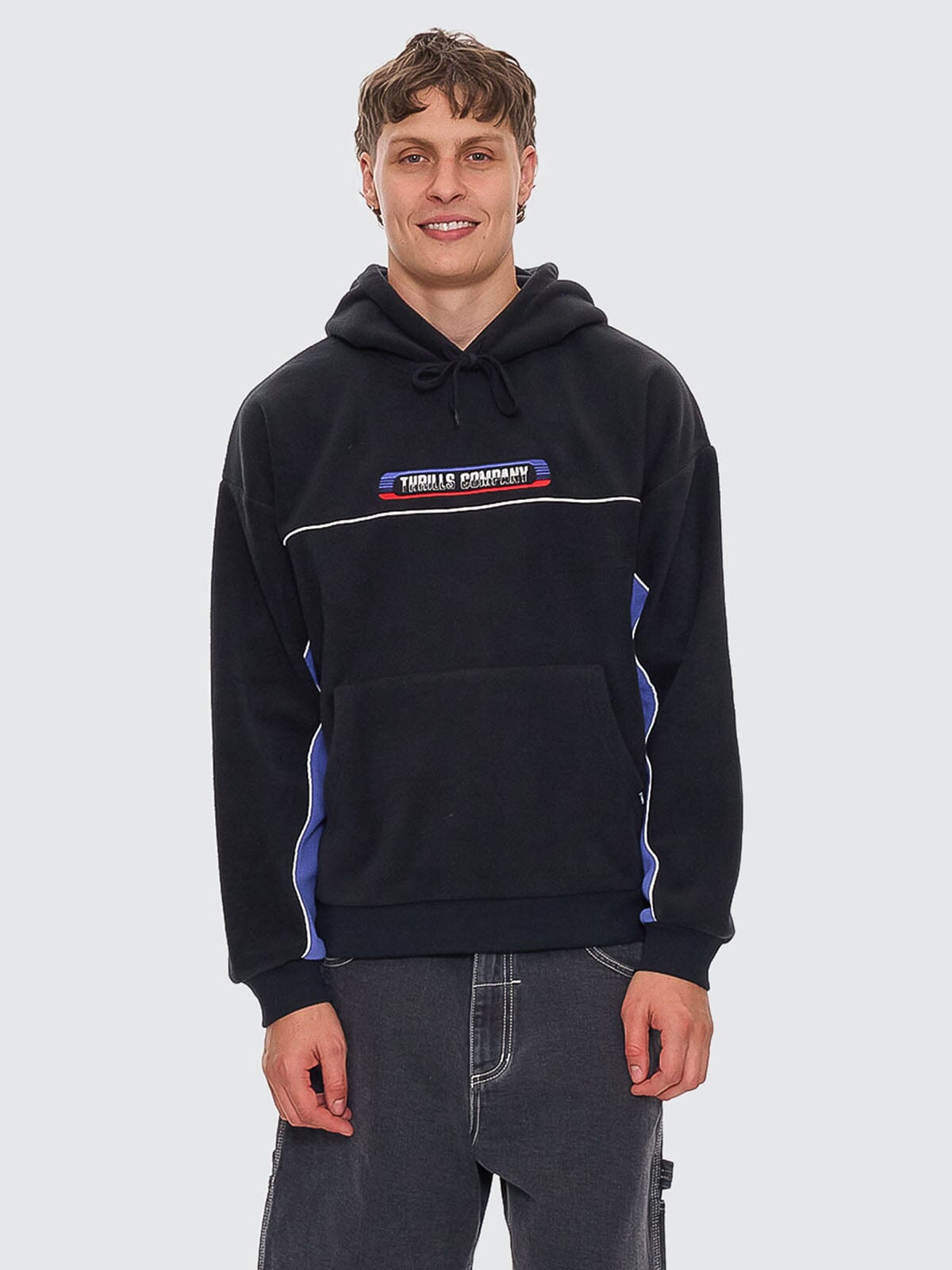 Paid In Full Embro Polar Slouch Hood - Washed Black