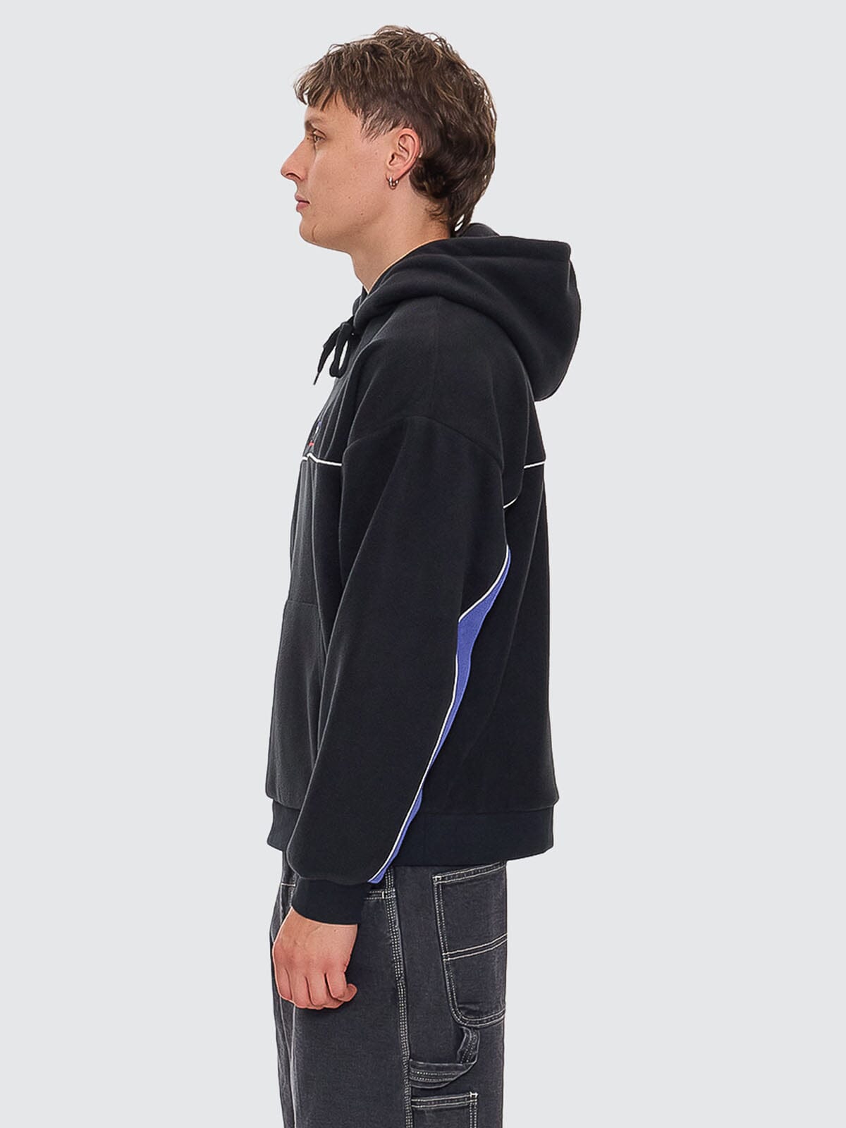 Paid In Full Embro Polar Slouch Hood - Washed Black