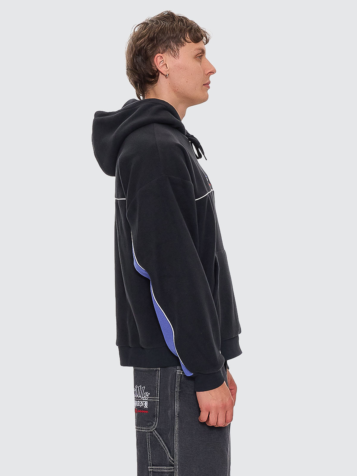 Paid In Full Embro Polar Slouch Hood - Washed Black