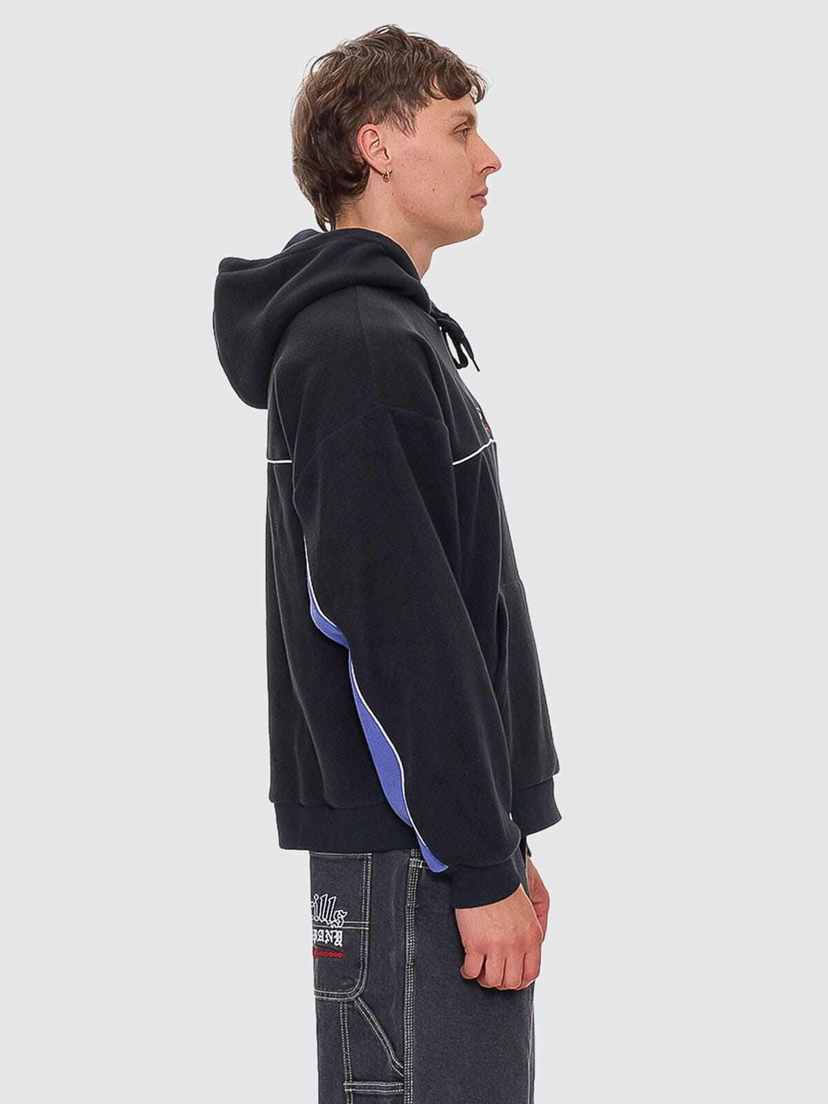 Paid In Full Embro Polar Slouch Hood - Washed Black