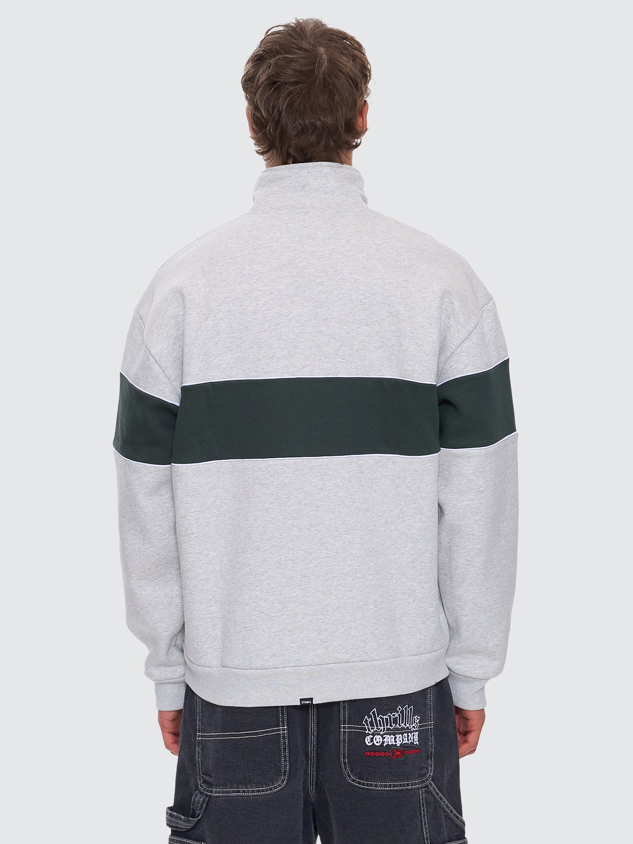 Lifted Spirits Quarter Zip Fleece - Snow Marle