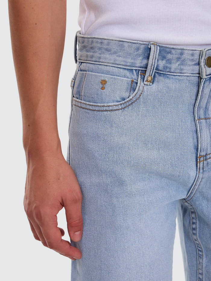 Bones Hemmed Denim Short - Dusk 26