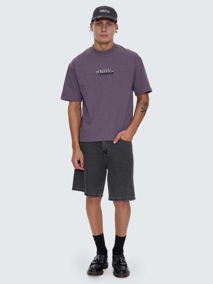 Nightshade Mid Slacker Denim Short - Seaglass Black Overdye 26