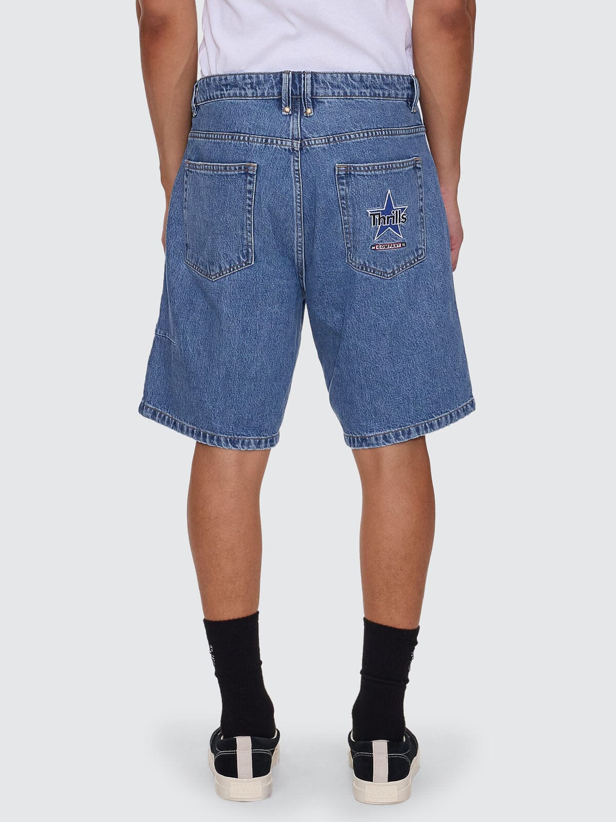 Victory League Mid Slacker Denim Short - Eternal Mid Blue