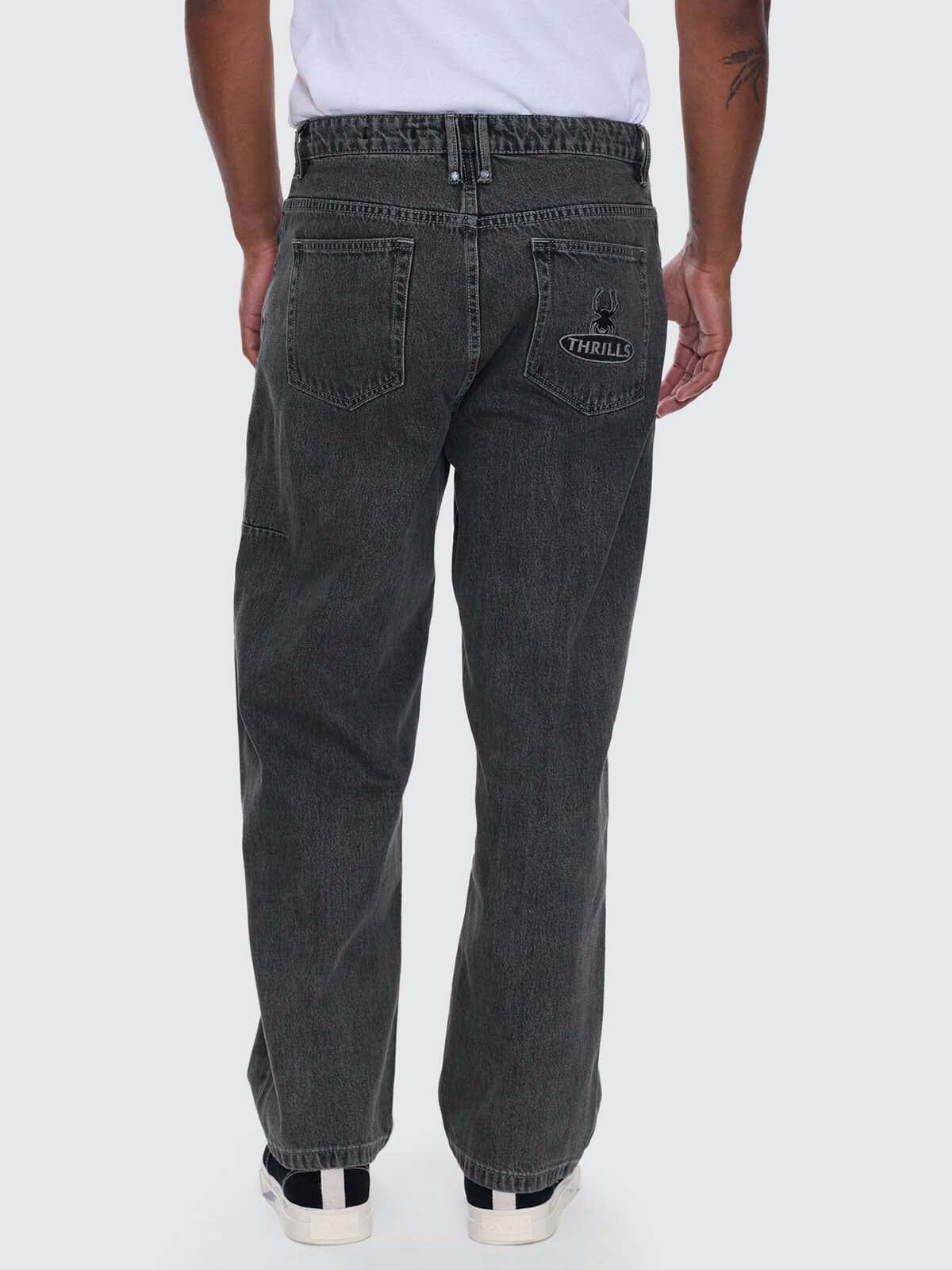 Nightshade Big Slacker Denim Jean - Seaglass Black Overdye 26