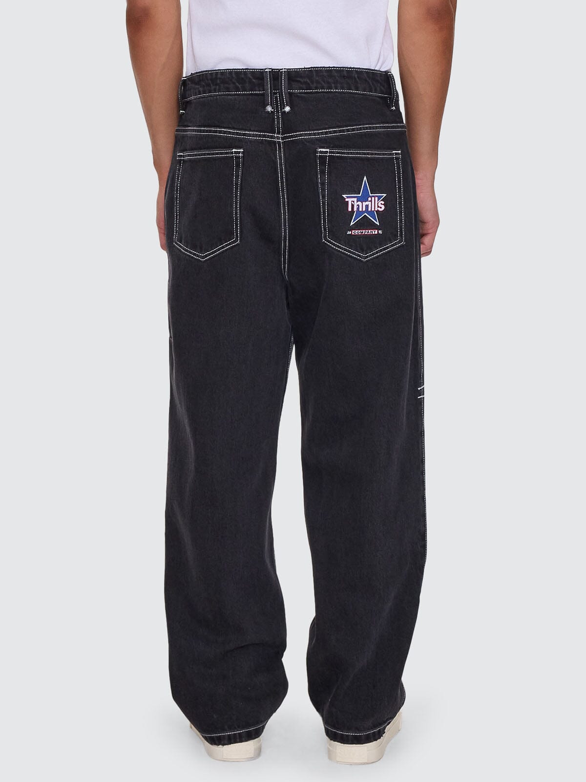 Victory League Big Slacker Baggy Denim Jean - Aged Black