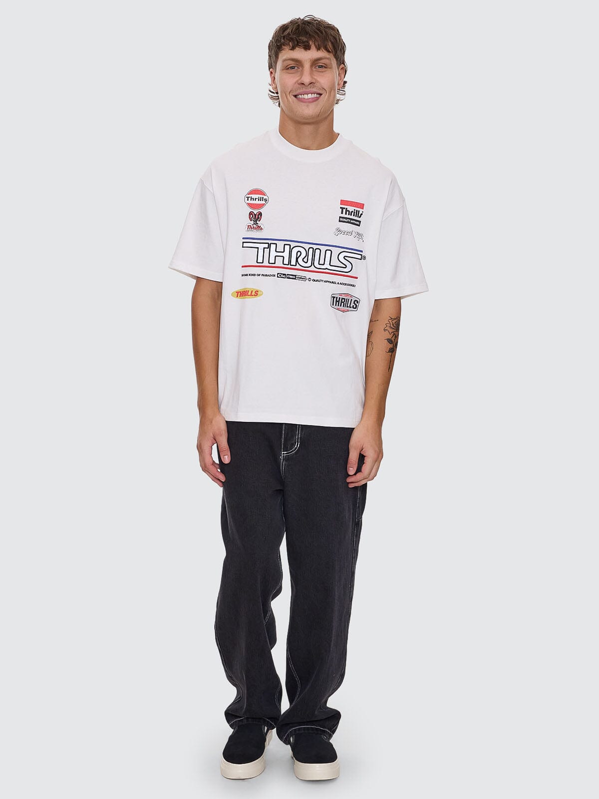 Victory League Big Slacker Baggy Denim Jean - Aged Black