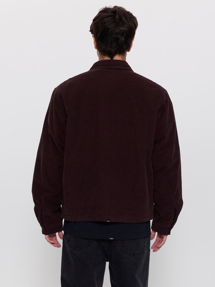 Delusion Cord Overshirt - Black Coffee XS